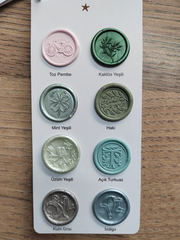 Premium Wax Seal Stickers – 48 Elegant Color Options