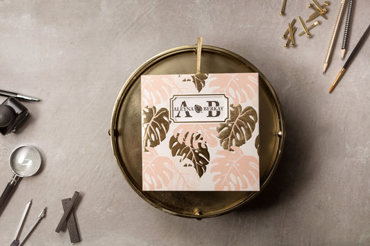 Tropical Elegance Wedding Invitation Set
